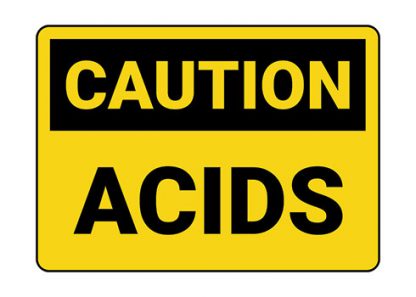 Acid Resistant Sign Acid splashes and protective clothing | Wilson Barrett | Wilson Barrett ...